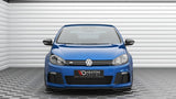 Front Lippe / Front Splitter / Frontansatz V.2 für VW Golf 6 R von Maxton Design