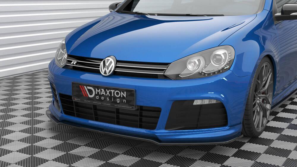 Front Lippe / Front Splitter / Frontansatz V.2 für VW Golf 6 R von Maxton Design