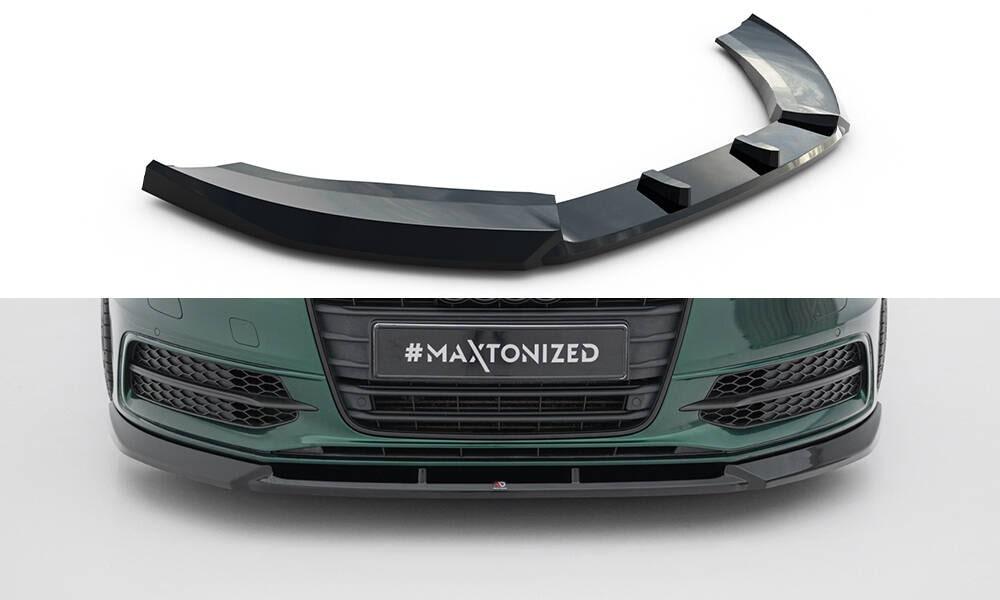 Front Lippe / Front Splitter / Frontansatz V.3 für Audi S3 8Y Facelift von Maxton Design