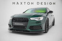 Front Lippe / Front Splitter / Frontansatz V.3 für Audi S6 C7 von Maxton Design