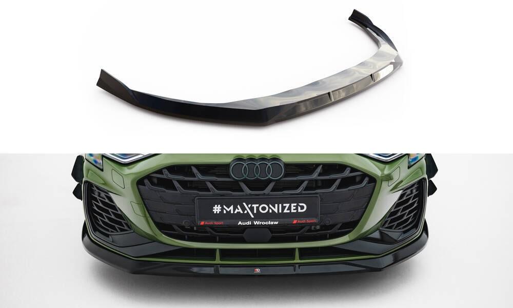 Front Lippe / Front Splitter / Frontansatz V.2 für Audi A3 S-Line 8Y Facelift von Maxton Design