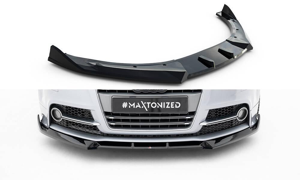 Front Lippe / Front Splitter / Frontansatz V.3 für Audi TTS / TT S-Line 8J Facelift von Maxton Design