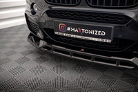 Front Lippe / Front Splitter / Frontansatz V.3 für BMW X6 M-Paket F16 von Maxton Design