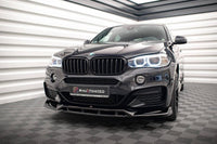 Front Lippe / Front Splitter / Frontansatz V.3 für BMW X6 M-Paket F16 von Maxton Design