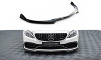 Front Lippe / Front Splitter / Frontansatz V.3 für Mercedes C63 AMG Limousine / T-Modell W205 / S205 von Maxton Design