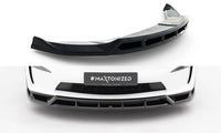 Front Lippe / Front Splitter / Frontansatz V.3 für Tesla Model X Facelift von Maxton Design