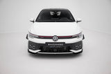 Front Lippe / Front Splitter / Frontansatz V.2 mit Flaps für VW Golf 8 GTI / GTE Facelift von Maxton Design