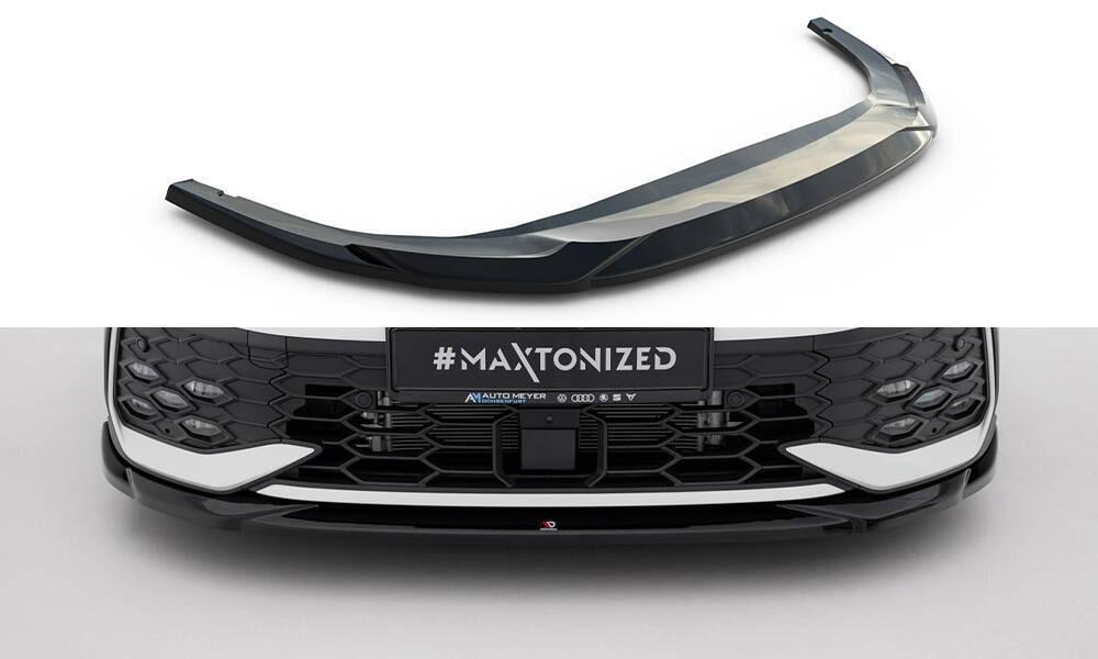 Front Lippe / Front Splitter / Frontansatz V.4 für VW Golf 8 R-Line Facelift von Maxton Design