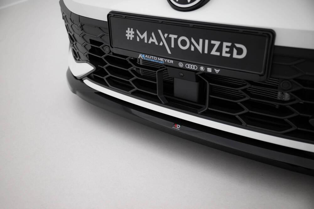 Front Lippe / Front Splitter / Frontansatz V.4 für VW Golf 8 GTI / GTE Facelift von Maxton Design