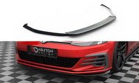 Front Lippe / Front Splitter / Frontansatz V.3 für Tesla Model S Plaid Facelift von Maxton Design