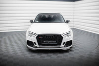 Front Lippe / Front Splitter / Frontansatz V.5 für Audi RS3 8V Facelift Limousine von Maxton Design