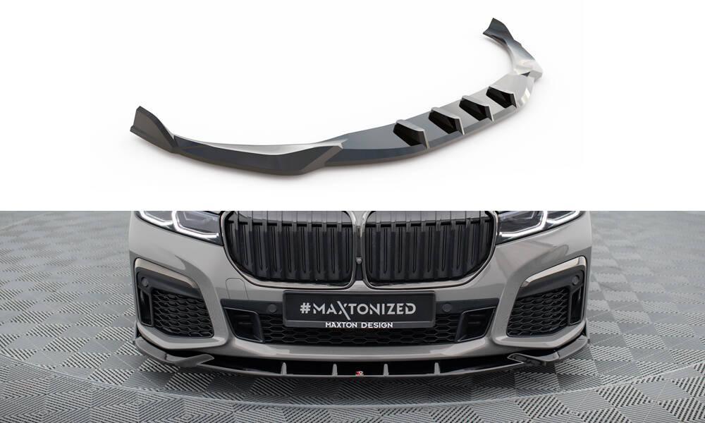 Front Lippe / Front Splitter / Frontansatz V.5 für BMW 7 G11 M-Paket Facelift von Maxton Design