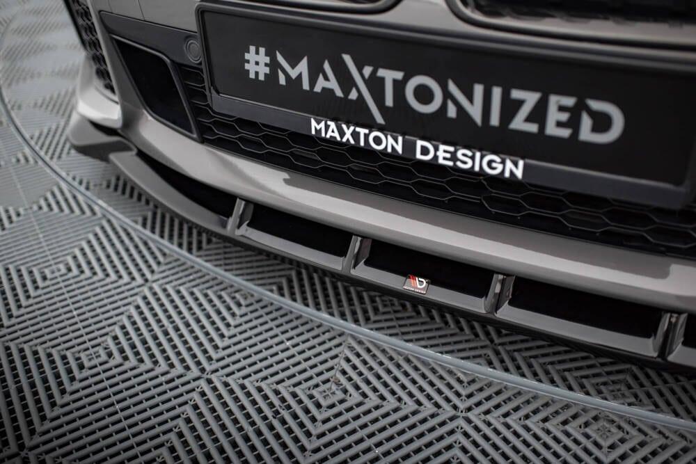 Front Lippe / Front Splitter / Frontansatz V.5 für BMW 7 G11 M-Paket Facelift von Maxton Design