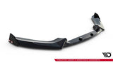 Front Lippe / Front Splitter / Frontansatz V.5 mit Flaps für BMW 1 M-Paket / M140i F20 Facelift von Maxton Design