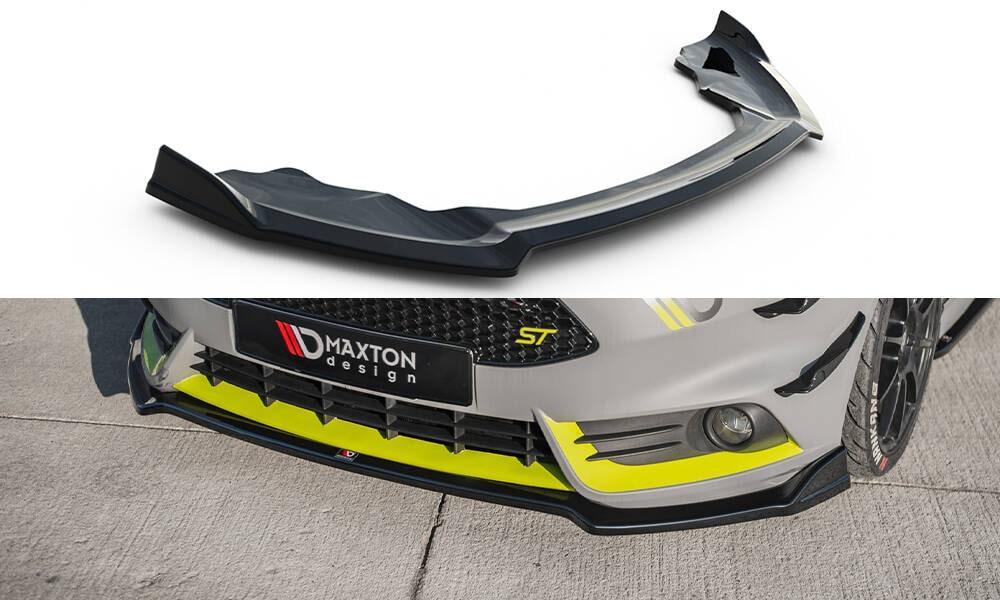 Front Lippe / Front Splitter / Frontansatz V.5 für Ford Fiesta ST MK7 Facelift von Maxton Design