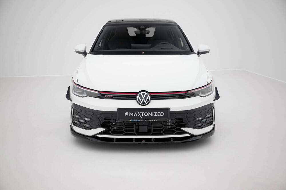 Front Lippe / Front Splitter / Frontansatz V.5 für VW Golf 8 GTI / GTE Facelift von Maxton Design