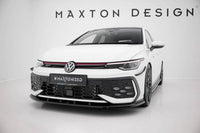 Front Lippe / Front Splitter / Frontansatz V.4 für VW Golf 8 R-Line Facelift von Maxton Design