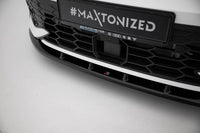 Front Lippe / Front Splitter / Frontansatz V.4 für VW Golf 8 R-Line Facelift von Maxton Design