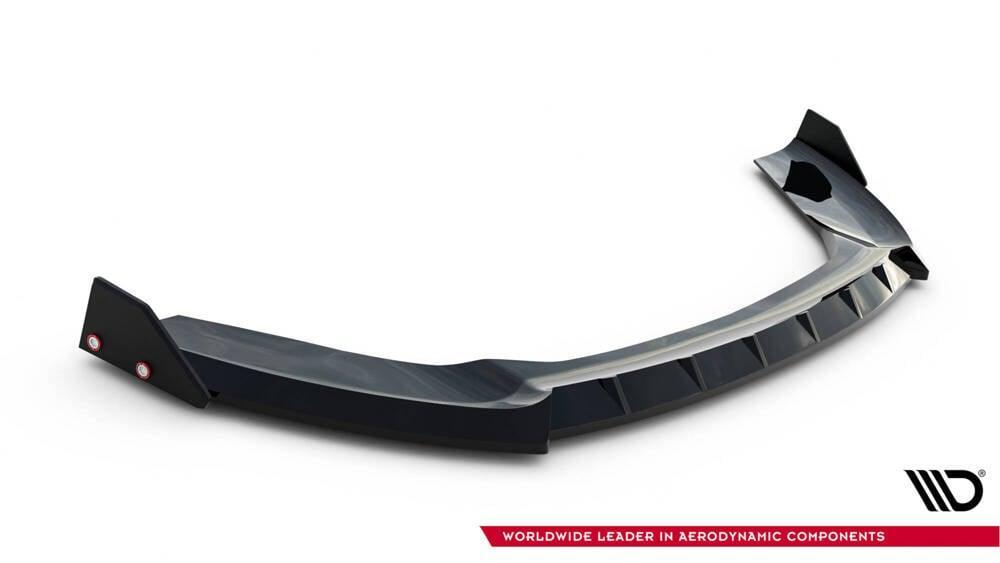 Front Lippe / Front Splitter / Frontansatz V.6 mit Flaps für Ford Fiesta ST MK7 Facelift von Maxton Design