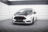 Front Lippe / Front Splitter / Frontansatz V.6 mit Flaps für Ford Fiesta ST MK7 Facelift von Maxton Design