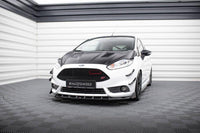 Front Lippe / Front Splitter / Frontansatz V.6 mit Flaps für Ford Fiesta ST MK7 Facelift von Maxton Design