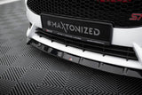 Front Lippe / Front Splitter / Frontansatz V.6 mit Flaps für Ford Fiesta ST MK7 Facelift von Maxton Design