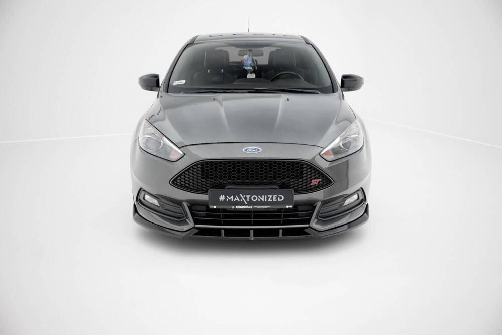 Front Lippe / Front Splitter / Frontansatz V.6 für Ford Focus ST MK3 Facelift von Maxton Design