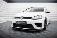 Front Lippe / Front Splitter / Frontansatz V.6 für VW Golf 7 R von Maxton Design