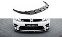 Front Lippe / Front Splitter / Frontansatz V.6 für VW Golf 7 R von Maxton Design