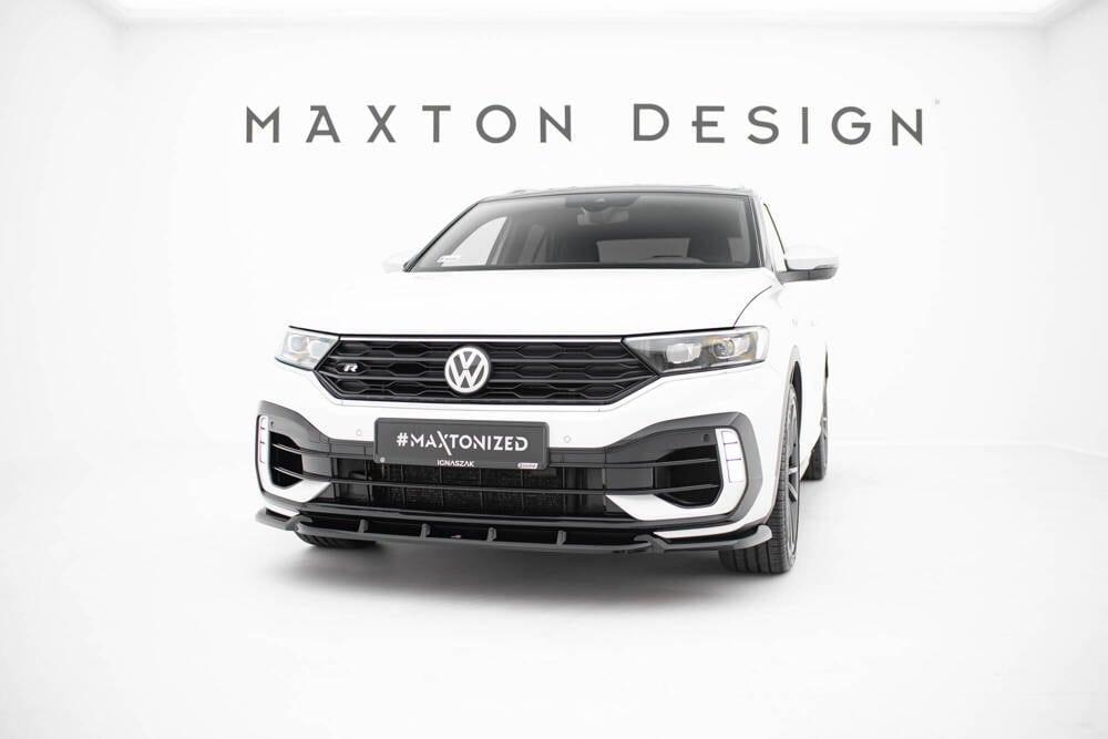 Front Lippe / Front Splitter / Frontansatz für VW T-Roc R A11 von Maxton Design