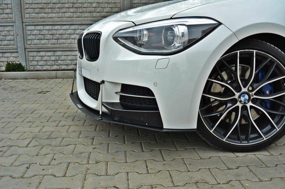 Front Splitter / Cup Schwert / Frontansatz Sport für BMW 1 F20/F21 M-Power von Maxton Design