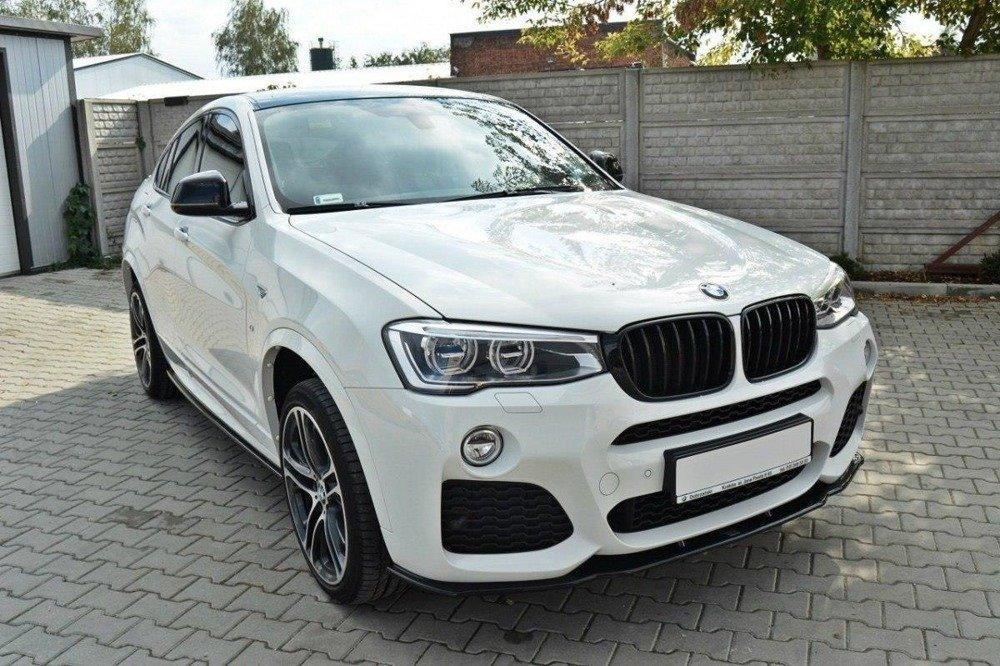 Front Splitter / Cup Schwert / Frontansatz für BMW X4 F26 M-Paket von Maxton Design