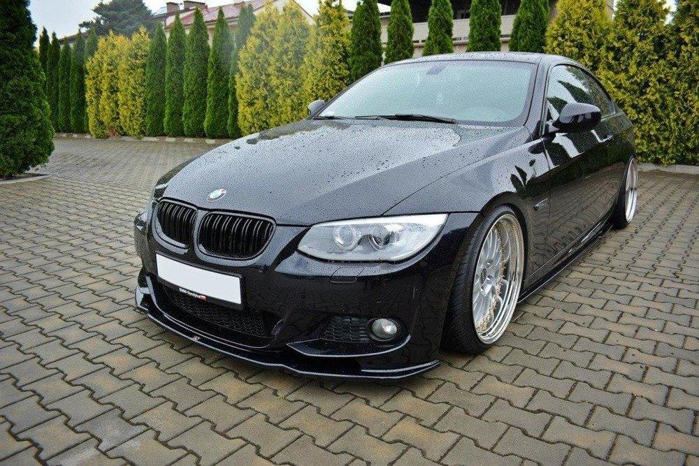 Front Lippe / Front Splitter / Frontansatz V.2 für BMW 3 M-Paket E92 Facelift von Maxton Design