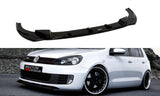 Front Lippe / Front Splitter / Frontansatz V.2 für VW Golf 6 R von Maxton Design