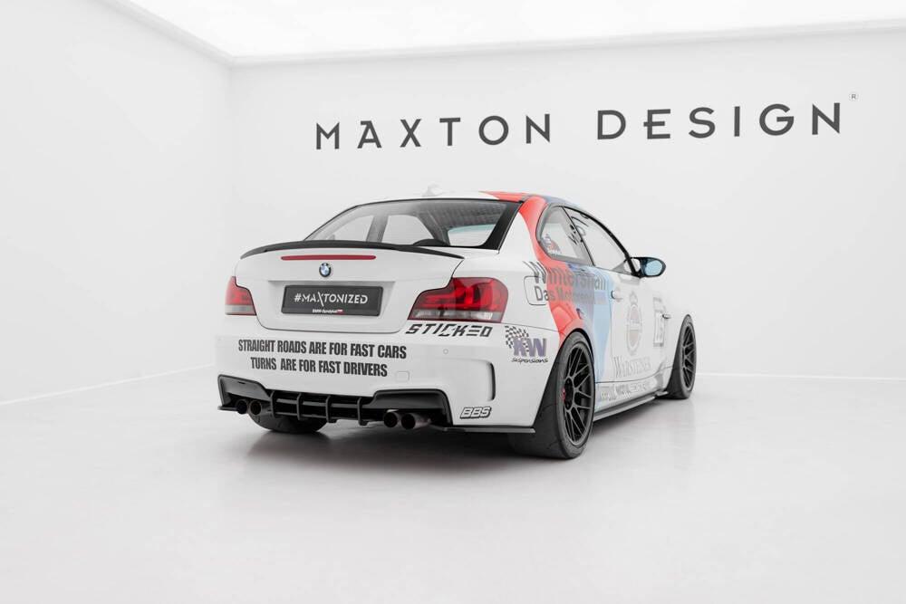 Seitliche Heck Diffusor Erweiterung für BMW 1M Coupe E82 von Maxton Design