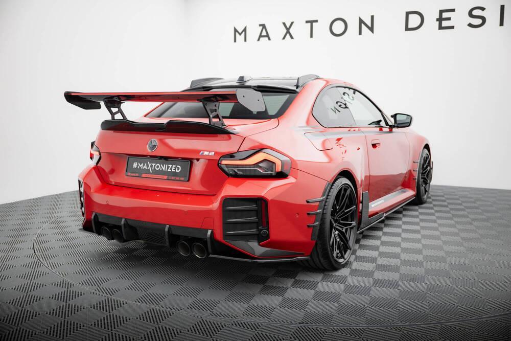 Seitliche Heck Diffusor Erweiterung für BMW M2 G87 mit M Performance Parts von Maxton Design