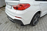 Seitliche Heck Diffusor Erweiterung für BMW X4 F26 M-Paket von Maxton Design