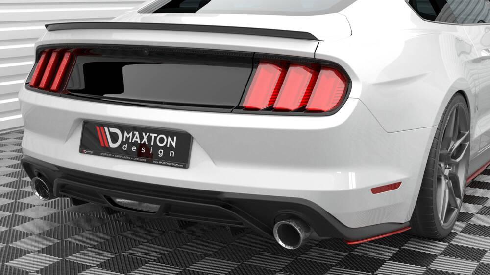 Seitliche Heck Diffusor Erweiterung V.2 für Ford Mustang MK6 Facelift von Maxton Design