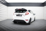 Seitliche Heck Diffusor Erweiterung V.3 mit Flaps für Ford Fiesta ST MK7 Facelift von Maxton Design