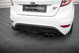 Seitliche Heck Diffusor Erweiterung V.3 mit Flaps für Ford Fiesta ST MK7 Facelift von Maxton Design