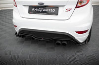 Seitliche Heck Diffusor Erweiterung V.3 mit Flaps für Ford Fiesta ST MK7 Facelift von Maxton Design