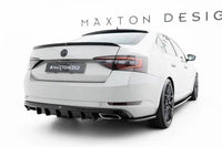 Seitliche Heck Diffusor Erweiterung V.3 für Skoda Superb 3V von Maxton Design