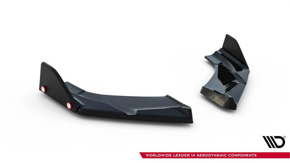 Seitliche Heck Diffusor Erweiterung Racing mit Flaps für VW Golf 6 GTI von Maxton Design