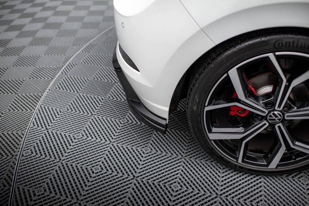 Seitliche Heck Diffusor Erweiterung für VW Polo GTI AW Facelift von Maxton Design