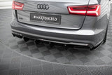 Heckdiffusor V.2 für Audi A6 / A6 S-Line C7 Facelift von Maxton Design