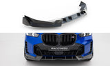 Carbon Front Lippe / Front Splitter / Frontansatz für BMW X7 M-Paket G07 Facelift von Maxton Design