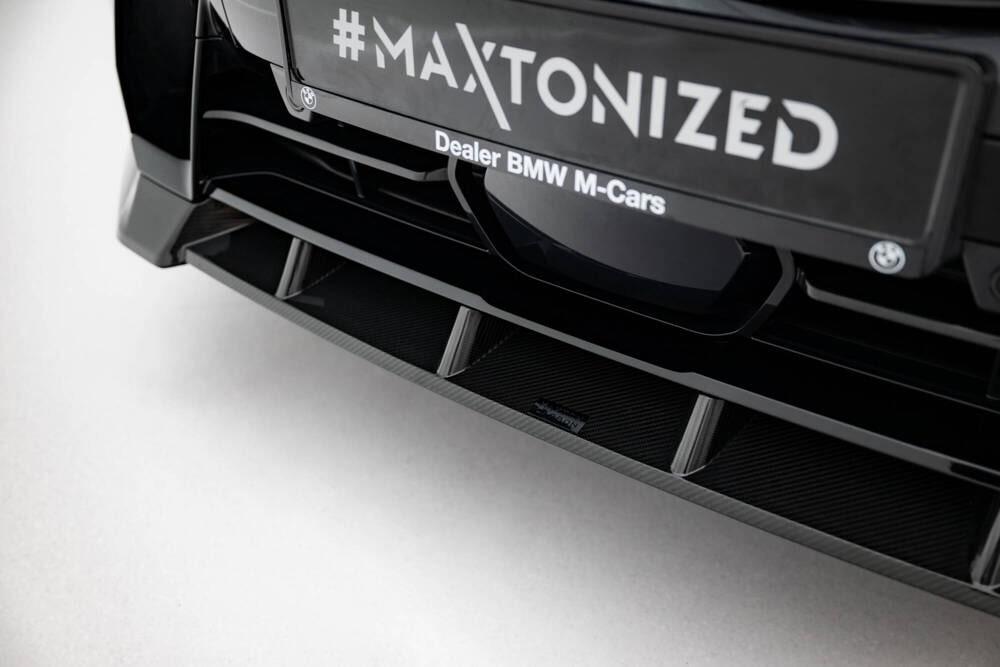 Carbon Front Lippe / Front Splitter / Frontansatz für BMW X7 M-Paket G07 Facelift von Maxton Design