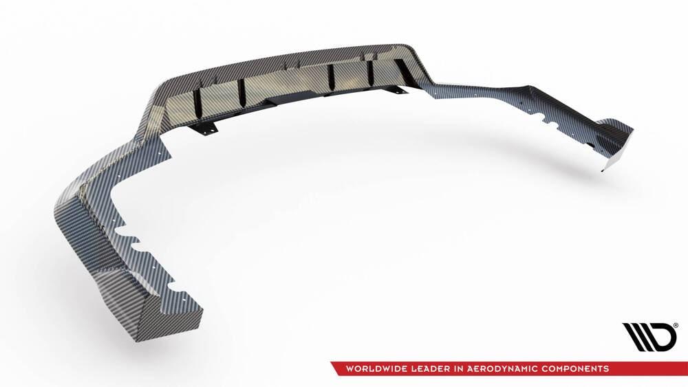 Carbon Zentraler Hinterer Splitter für BMW X5 M-Paket G05 Facelift von Maxton Design