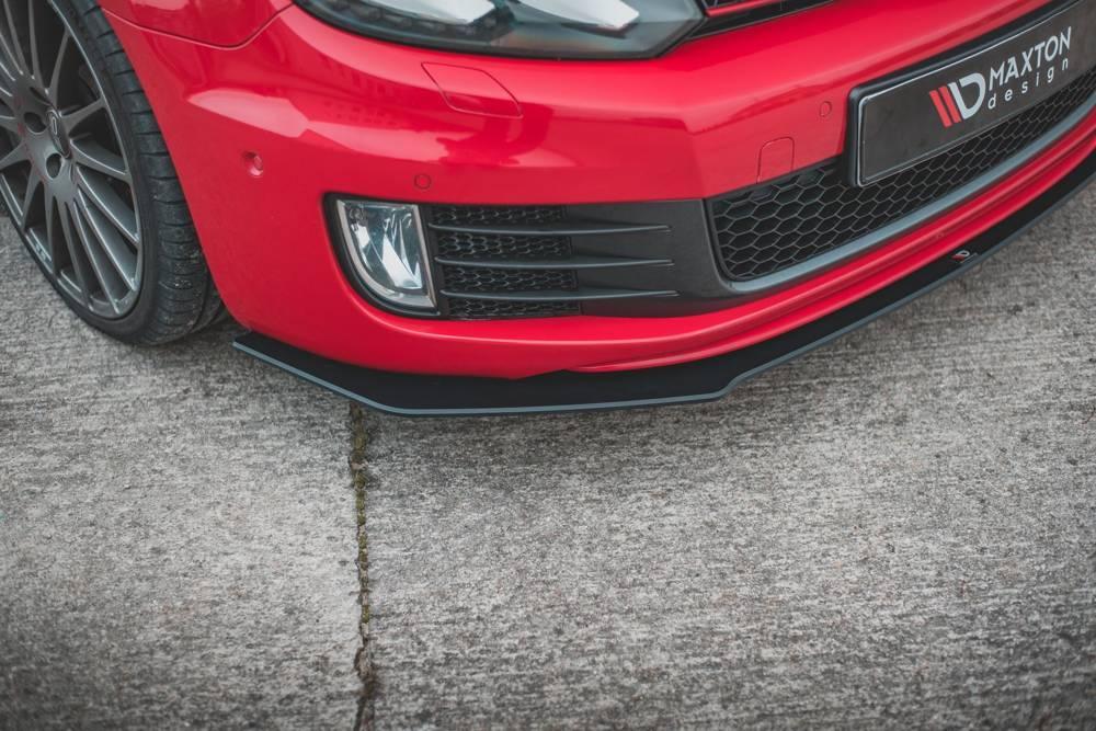 Front Lippe / Front Splitter / Frontansatz V.2 für VW Golf 6 GTI von Maxton Design