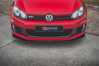 Front Lippe / Front Splitter / Frontansatz V.2 für VW Golf 6 GTI von Maxton Design